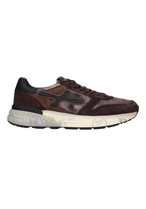 Premiata Mick 8434 Sneaker in Brown Suede Men's PREMIATA |  | MICK VAR8434